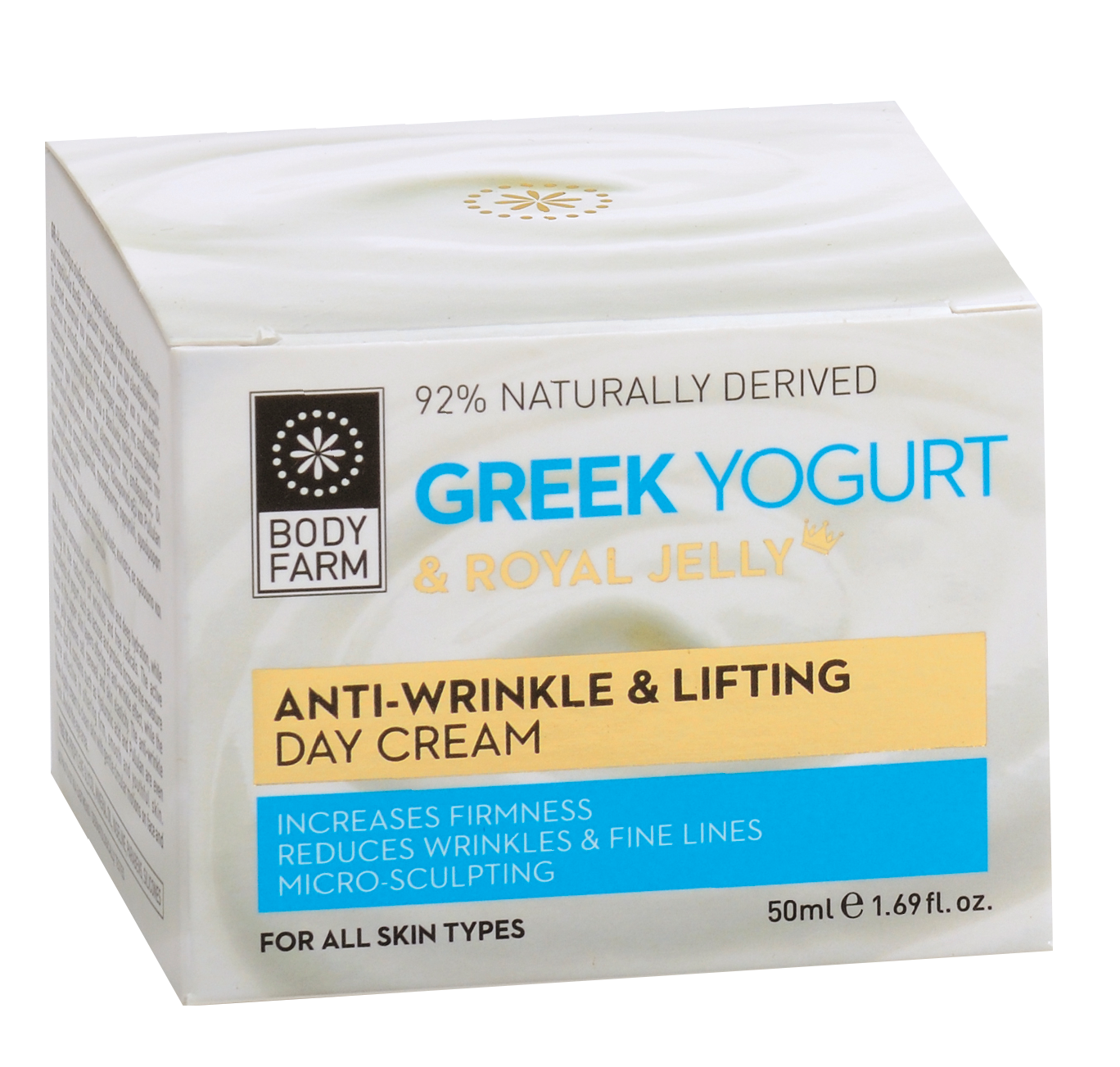 Anti-Rimpel & Liftende Dagcrème - Griekse Yoghurt en Royal Jelly