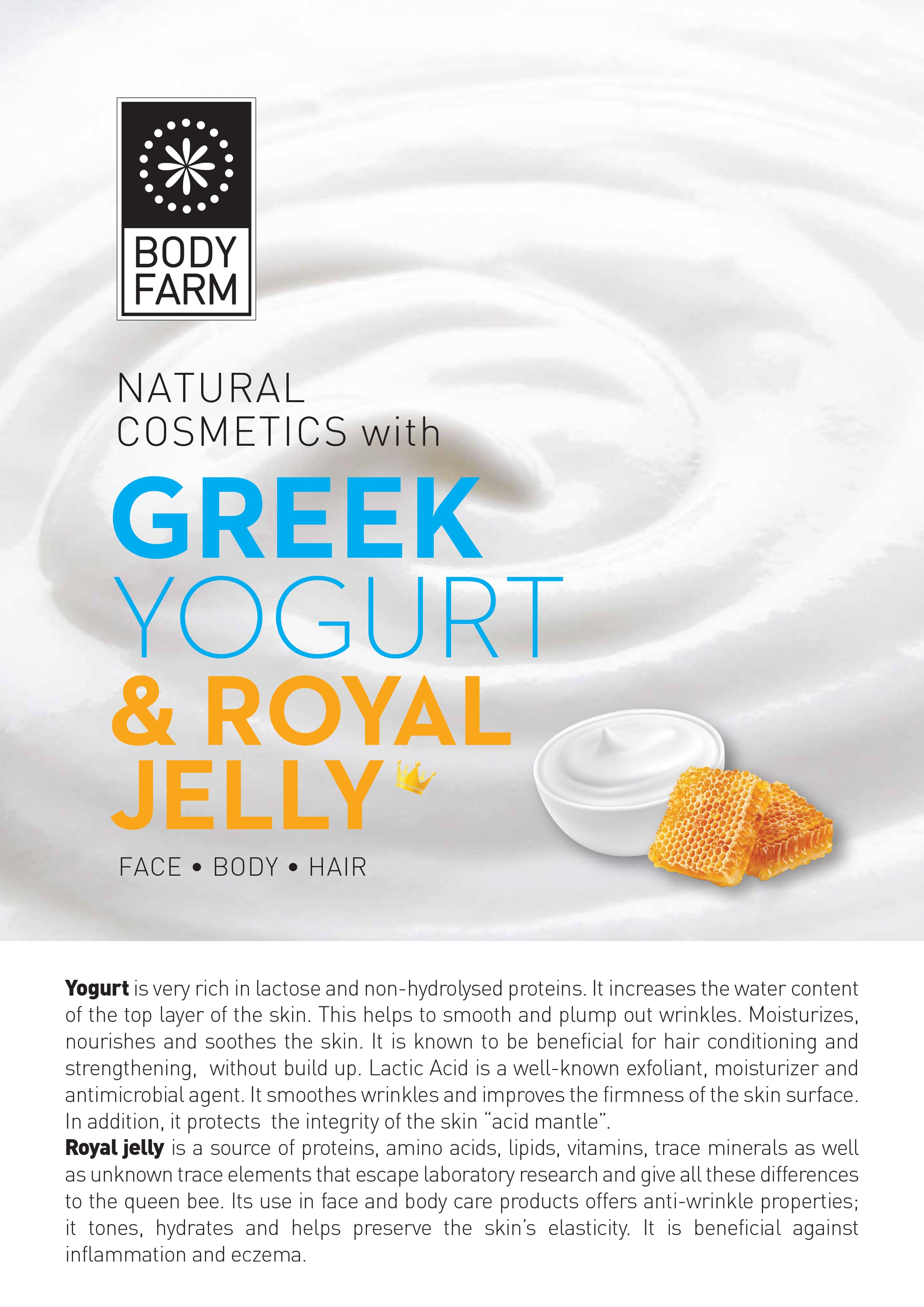 Anti-rimpel & Lifting Face Serum - Griekse Yoghurt en Royal Jelly