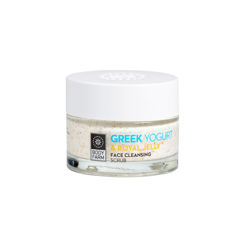 Face Cleansing Scrub - Greek Yogurt &amp; Royal Jelly