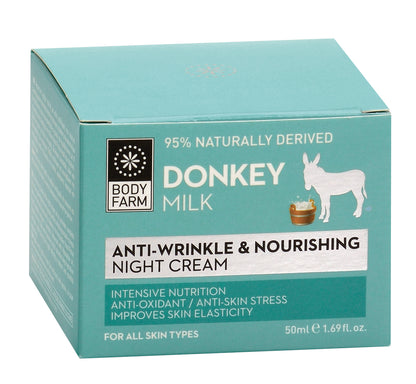 Anti-Wrinkle &amp; Nourishing   Night Cream - Donkey Milk