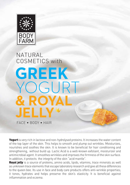 Anti-Wrinkle &amp; Lifting Day Cream - Greek Yogurt &amp; Royal Jelly